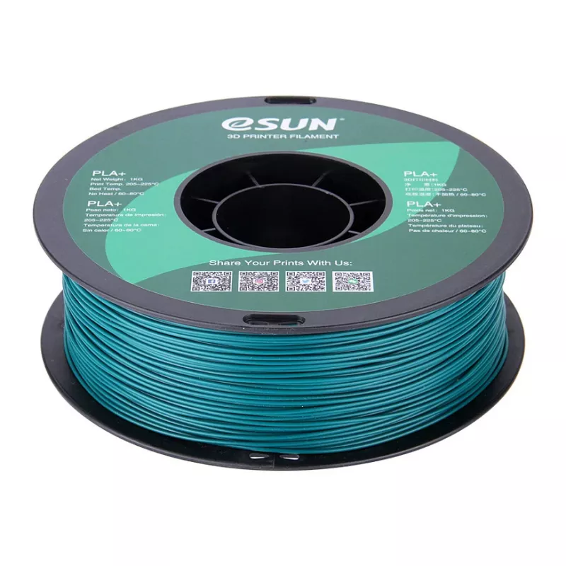 ESUN PLA+ 1,75 mm zaļš 1 kg 3D printera pavediens