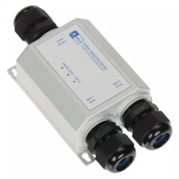 Ethernet + PoE pagarinātājs SPT-POE/2-POE-1G-IP67 Gigabit PoE+ IP67