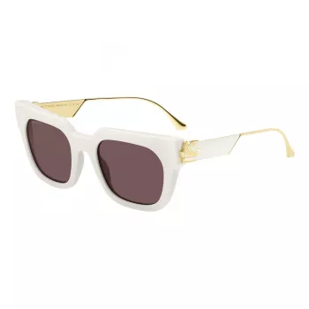 ETRO ETRO0027GSSZJ Sieviešu tauriņveida saulesbrilles, Havana rāmis, brūnas gradienta lēcas, 52 mm
