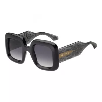 ETRO sieviešu saulesbrilles ETRO0015SKB7 - Havana acetāta rāmis, brūnas gradienta lēcas, 48/29/145 mm