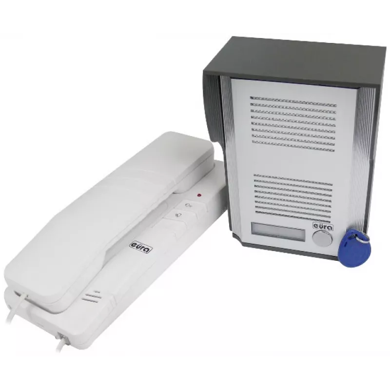EURA ADP-41A3 Vienģimenes audio domofons ar RFID lasītāju (RL-3203ID)