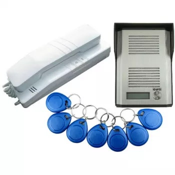 EURA ADP-41A3 Vienģimenes audio domofons ar RFID lasītāju (RL-3203ID)