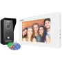 EURA VDP-76A3 7 collu vadu video durvju telefons ar monitoru, balts