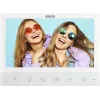 EURA VDP-80C5 Divģimeņu video durvju zvans, balts, 2x 7 inch LCD, FHD, 1080p kamera, RFID lasītājs, virsmas montāža