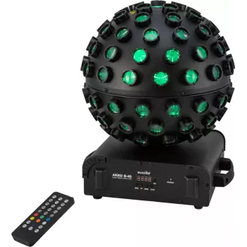 EUROLITE AKKU B-40 Laser Strahleneffekt AIR RGBW ar RG lāzeru un akumulatora darbību