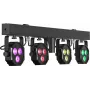 EUROLITE LED KLS-402 Compact Light Set AIR 4x RGB/WW Spots AirW Wireless