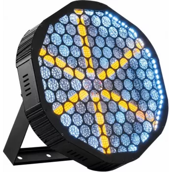 EUROLITE LED RETRO 6 Spot ABL 6x3W silti balta LED prožektors ar DMX 51916605