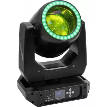 EUROLITE LED TMH-B120 Hypno Moving Head Beam 120W COB ar 2° stara leņķi un RGB gredzenu