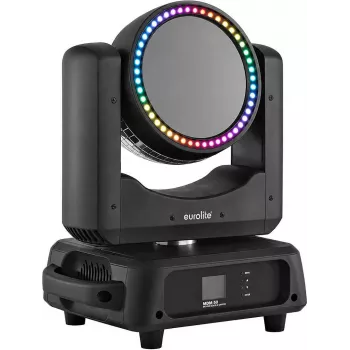 EUROLITE MDM-50 kustīgu dubulto spoguļu efekta gaisma ar 10 krāsu un 10 gobo diskiem, 4 kanālu DMX, skaņas aktivizēšana, 230V, 280W 51918900