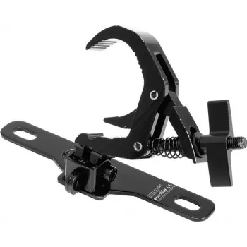 EUROLITE Omega Bracket 60 kronšteins ar skavu, 30 kg BGV C1 slodze, 45-50 mm trusa caurule, melns