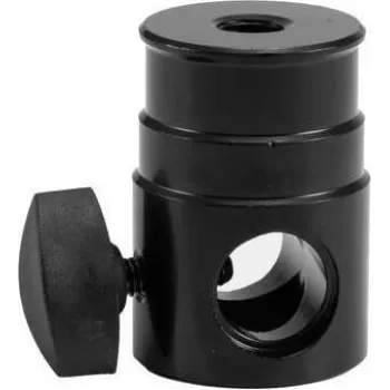 EUROLITE TV spigot adapteris 16 mm ar M10 vītni – izturīgs tērauda adapteris līdz 15 kg