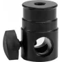 EUROLITE TV spigot adapteris 16 mm ar M10 vītni – izturīgs tērauda adapteris līdz 15 kg