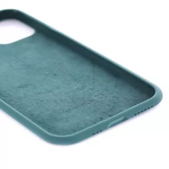 Evelatus Apple iPhone 11 Premium Soft Touch Silicone maciņš Priežu zaļš
