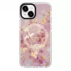 Evelatus Apple iPhone 15 PC+TPU apvalks ar MagSafe - Marmora rozā