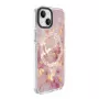 Evelatus Apple iPhone 15 PC+TPU apvalks ar MagSafe - Marmora rozā