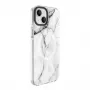 Evelatus Apple iPhone 15 Plus PC+TPU apvalks ar MagSafe - Custom Marble White