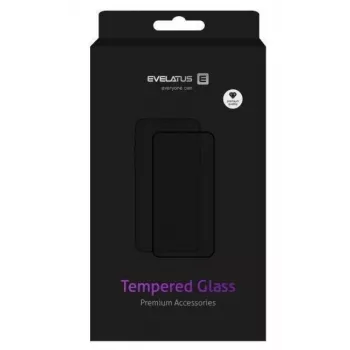 Evelatus Apple iPhone 15 Plus rūdīta stikla ekrāna aizsargs 0.33mm 3x Stiprība, plakans, dzidrs, ar Japānas līmi un antistatisko efektu