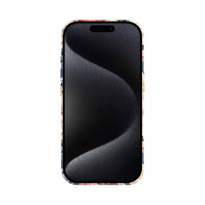 Evelatus Apple iPhone 16 plāns apvalks ar MagSafe un ziedu apdruku sarkanā krāsā