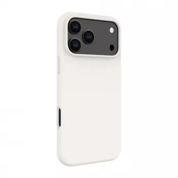 Evelatus Apple iPhone 18 Pro Max Premium MagSafe mīksta pieskāriena silikona maciņš sudraba krāsā