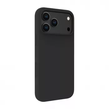 Evelatus Apple iPhone 18 Pro Premium MagSafe mīkstā pieskāriena silikona maciņš melns