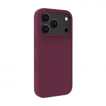 Evelatus Apple iPhone 18 Pro Premium MagSafe mīkstā pieskāriena silikona maciņš Burgundy