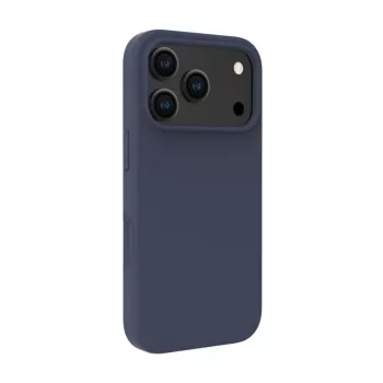 Evelatus Apple iPhone 18 Pro Premium MagSafe Soft Touch Silicone Case tumši zilā krāsā
