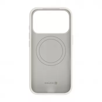 Evelatus Apple iPhone 18 Pro Premium MagSafe Soft Touch Silicone Case Sudraba