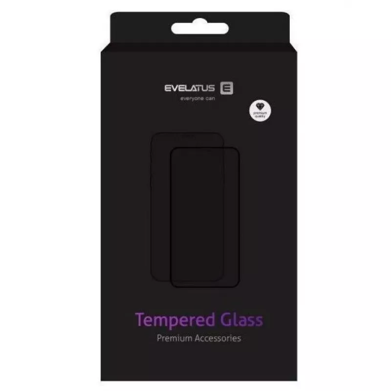 Evelatus Apple iPhone X/XS/11 Pro 5.8 inch 0.33mm Flat Clear Tempered Glass Screen Protector ar Japānas līmi un antistatisku pārklājumu