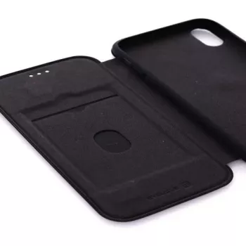 Evelatus Apple iPhone XR grāmatas vāciņš melns