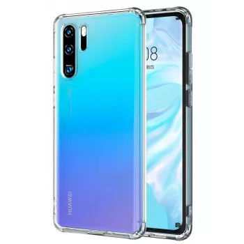 Evelatus Huawei P30 Pro Military Shockproof caurspīdīgs TPU silikona maciņš
