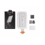Evelatus iPhone 18 Pro Max Flip Glass Magic Easy Install Box ekrāna aizsargs, melns
