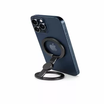 Evelatus Magnetic Phone Metal Ring Turētājs Melns