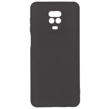 Evelatus Nano Silicone Soft Touch TPU Maciņš Xiaomi Redmi Note 9 Pro / Redmi Note 9S - Melns
