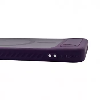Evelatus Gumijotais MacSafe maciņš ar statīvu Samsung Galaxy A37 / A36 - violets