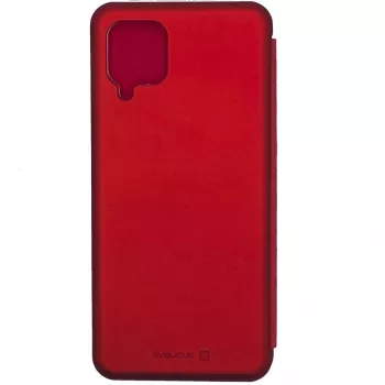 Evelatus Samsung Galaxy A12/M12 grāmatas maciņš sarkanā krāsā