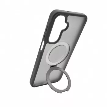 Evelatus Samsung Galaxy A17 4G / A17 5G Shield Case ar MagSafe un statīvu, matēti pelēks