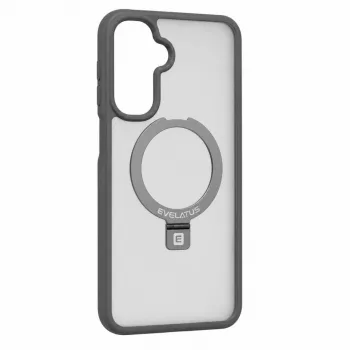 Evelatus Samsung Galaxy A17 4G / A17 5G Shield Case ar MagSafe un statīvu, matēti pelēks