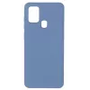 Evelatus Samsung Galaxy A21s Nano Silicone Case Soft Touch TPU Blue