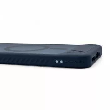 Evelatus Samsung Galaxy A37 / A36 gumēts MacSafe ar statīvu maciņš Navy Blue