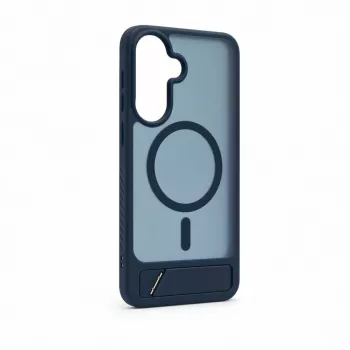 Evelatus Samsung Galaxy A37 / A36 gumēts MacSafe ar statīvu maciņš Navy Blue