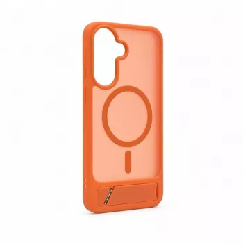 Evelatus Samsung Galaxy A37 / A36 gumēts MacSafe ar statīvu vāciņš oranžs