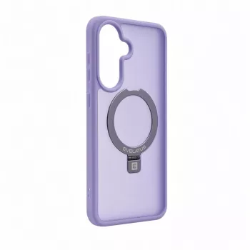 Evelatus Samsung Galaxy A37 / A36 Shield Case ar MagSafe un statīvu, matēti violets