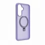 Evelatus Samsung Galaxy A37 / A36 Shield Case ar MagSafe un statīvu, matēti violets