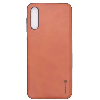 Evelatus Samsung Galaxy A50 Kuton Brown Wallet Case ar statīvu