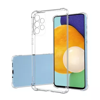 Evelatus Samsung Galaxy A53 5G militāra triecienizturīga silikona maciņš TPU caurspīdīgs
