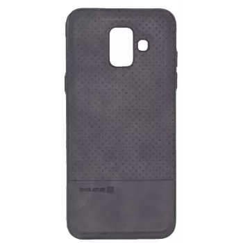 Evelatus Samsung Galaxy A6 2018 TPU Case ar Metāla Plāksni Magnētiskajam Auto Turētājam Melns