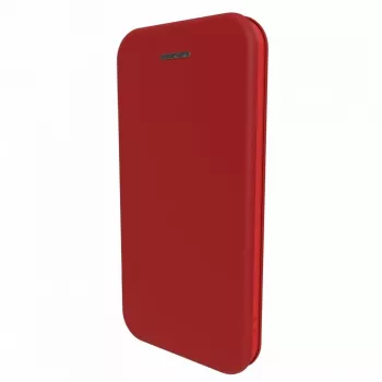 Evelatus Samsung Galaxy J4 Plus grāmatas vāciņš vīna sarkanā krāsā