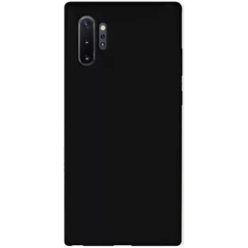 Evelatus Samsung Galaxy Note 10 Plus Premium Soft Touch Silicone Case Melns