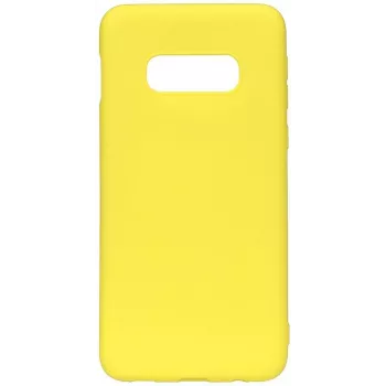 Evelatus Samsung Galaxy S10e Nano Silikona Maciņš Soft Touch TPU Dzeltens