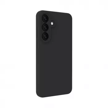 Evelatus Samsung Galaxy S25 FE Premium Magnetic Soft Touch Silicone Maciņš Melns